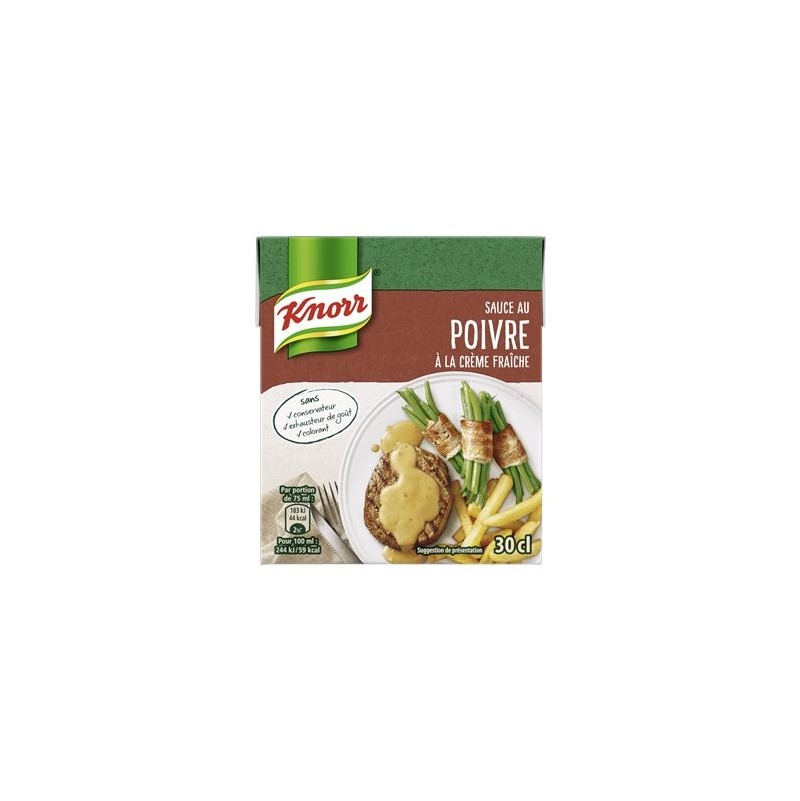 Knorr Sauce au Poivre à la Crème Fraiche 30cl