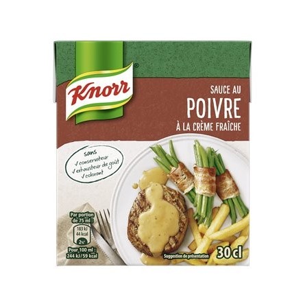 Knorr Sauce au Poivre à la Crème Fraiche 30cl