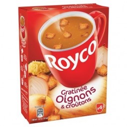 Soupe Royco Oignons et Croutons 4x20cl