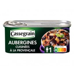 Cassegrain aubergines cuisinées 185g