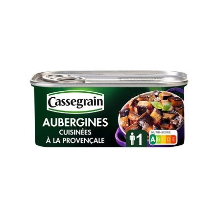 Cassegrain cooked eggplant 185g
