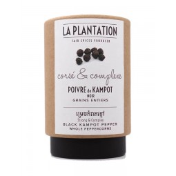 Poivre de kampot noir La Plantation IGP 50g