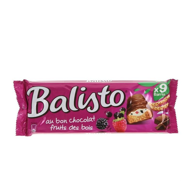 Balisto Chocolate Bars Red Fruit 167g