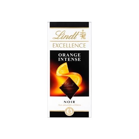 Lindt chocolat noir orange intense 100g