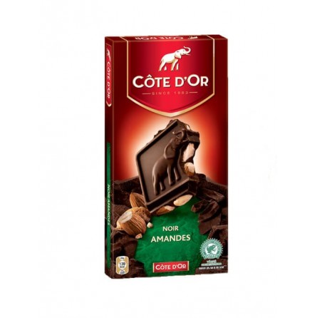 Côte d'Or Chocolat Noir Amandes 180g