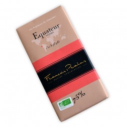 Chocolat noir Équateur BIO 75% Francois Pralus 100g