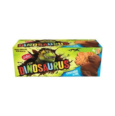 Dinosaurus Lotus Milk Chocolate Cookies 225g