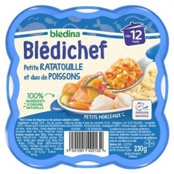 Blédina Blédichef Vegetable and Fish Duo From 12 Months 230g