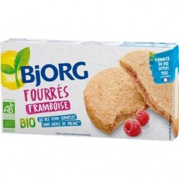 Bjorg Biscuits Fourrés à la Framboise 175g