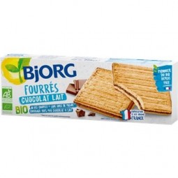 Bjorg Biscuits Fourrés au Chocolat au Lait 225g