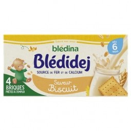 Blédina Blédidej Biscuit des 6 Mois 4x250ml