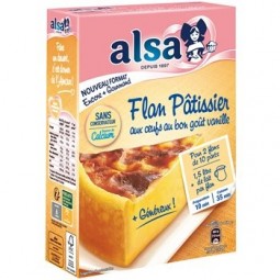Alsa Préparation pour Flan Pâtissier aux Oeufs 720g
