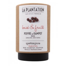 Poivre de Kampot rouge IGP La Plantation 50g