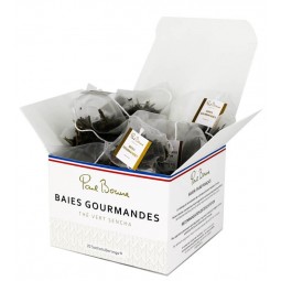 Boite de thé baies gourmandes Bocuse ouverte