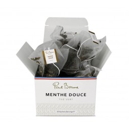 Thé Vert Menthe Douce Paul Bocuse x20 ouvert