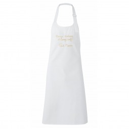 Paul Bocuse White Kitchen Apron