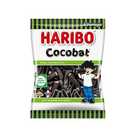Bonbons Haribo Réglisse Cocobat 300g