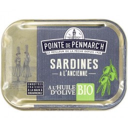 Sardines à l'ancienne à l'huile d'olive Pointe de Penmarc'h 115g