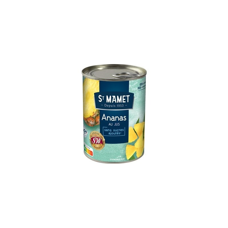 Saint Mamet Pineapple in Syrup in Pieces 345g