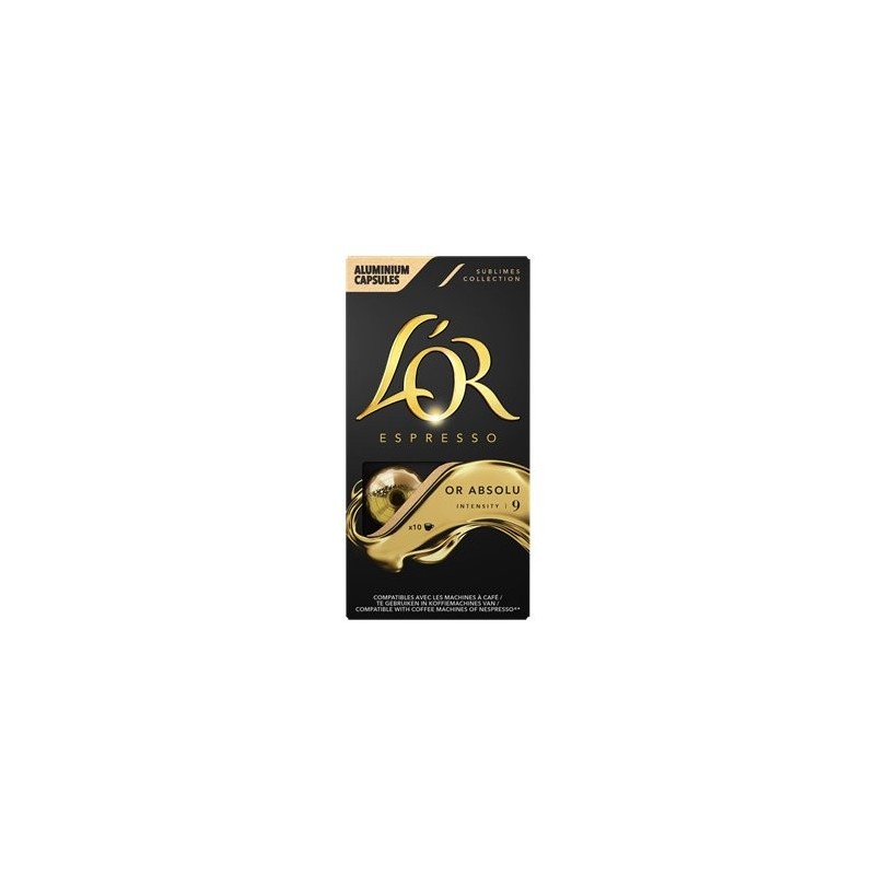 L'Or Expresso Capsules Absolu N°9 x10 52g