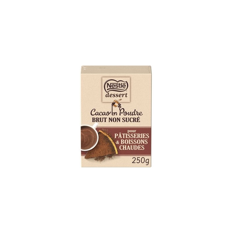 Cacao en poudre brut non sucré - Nestlé - 250 g