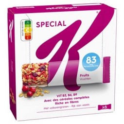 Spécial K Barres Fruits Rouges x6 129g