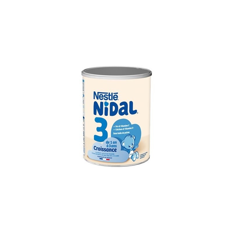 Nestlé Lait Nidal 3eme age 800g