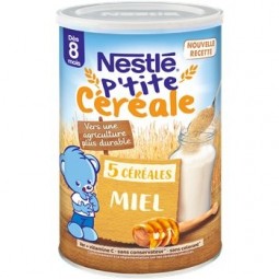 Nestlé P'tite Céréales with Honey from 8 Months 400g