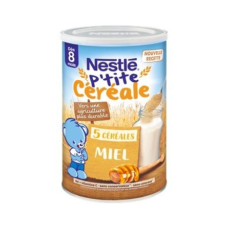 Nestlé P'tite Céréales with Honey from 8 Months 400g