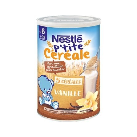 Nestlé P'tite Céréales From 6 Months Vanilla 415g