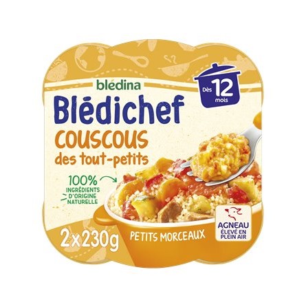 Blédina Blédichef Couscous From 12 months 2x230g