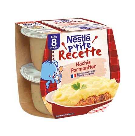 Nestlé P'tite Recette Hachis Parmentier From 8 months 2x200g