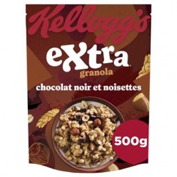 Kellogg's Extra Chip Chocolate Hazelnut 500g