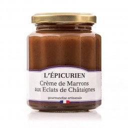 Crème de marron aux éclats de châtaignes L'épicurien 125g