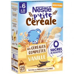 Nestlé P'tite Céréales From 6 Months Vanilla 415g