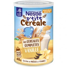 Nestlé P'tite Céréales From 6 Months Vanilla 415g