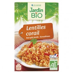 Jardin Bio lentilles Corail 500g
