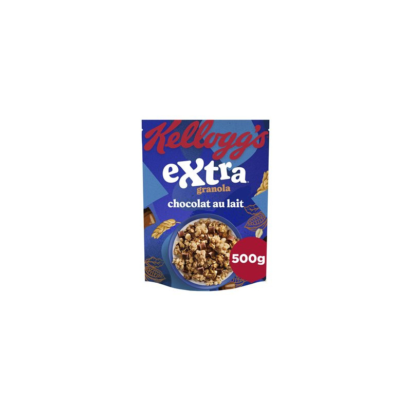Kellogg's Extra Pépite Chocolat au Lait 500g