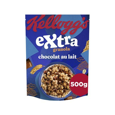 Kellogg's Extra Pépite Chocolat au Lait 500g Kellogg's Extra Pépite Chocolat au Lait 500g