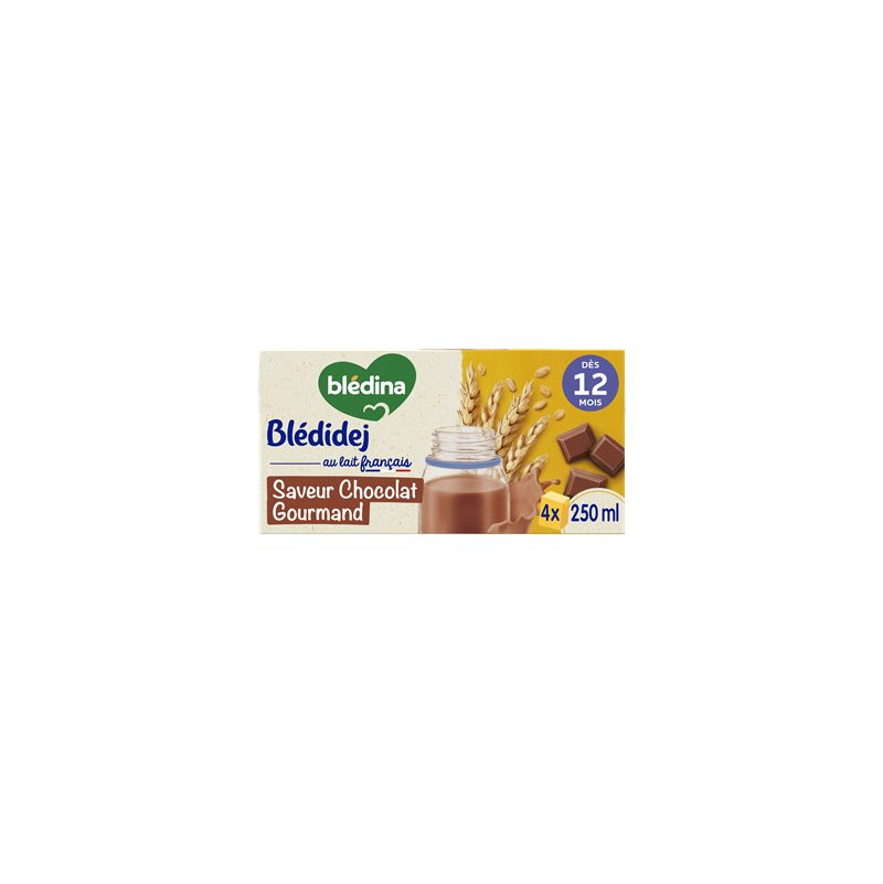 Blédina Blédidej Chocolat Dès 12 Mois 4x250ml