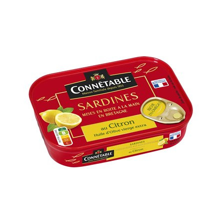 Connetable Sardines in Oil and Lemon 135g